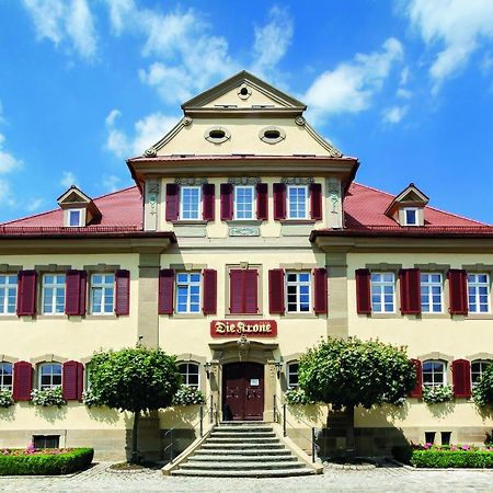 Gasthof Die Krone 施韦比施哈尔 外观 照片