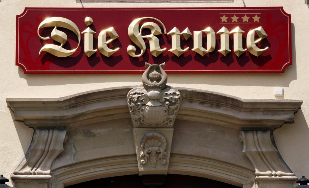 Gasthof Die Krone 施韦比施哈尔 外观 照片